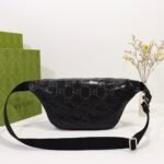 Gucci Embossed Belt Bag Black 645093 1W3CN 1000 - Image 3