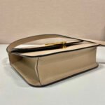 Prada Embleme Shoulder Bag 8.6in/ 22cm Beige Saffiano For Women Gold Hardware 1BD320_2A4A_F0036_V_UTO - Image 9