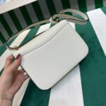 Prada Embleme Saffiano Shoulder Bag 8.6in/ 22cm White Gold Hardware For Women 1BD320_2A4A_F0009_V_UTO - Image 5