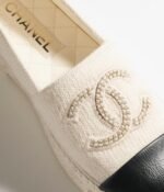 Chanel Espadrilles Ivory And Black For Women- G45849 B17565 NZB75 - Image 2