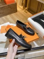 Hermes Destin Loafers Black For Women H212114Z 02390 - Image 7