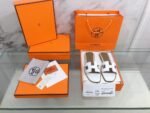 Hermes Oran Sandal White For Women, Women's Shoes H021056Z - Image 7