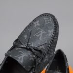 Moccasin Monte Monogram Black For Men - Image 4
