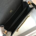 Hermes Mini Evercolor Sac Roulis 19 Black For Women, Women's Handbags, Shoulder Bags 7.5in/19cm - Image 9