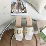 Gucci Women's 'Gucci' Slide White For Women GG ‎694858 C9D00 9022