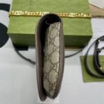 Gucci Blondie Medium Shoulder Bag 11in/ 28cm Beige/ Ebony GG Supreme Canvas Gold Hardware For Women 699268 K9GSG 8358 - Image 9