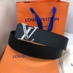 Louis Vuitton Initiales Reversible LV Belt with Silver Hardware LV Belt - Image 5