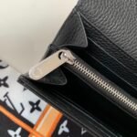 Louis Vuitton Iris Wallet Monogram Canvas Black For Women, Women's Wallet 7.48in/19cm LV M60143 - Image 8