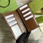 Gucci Marmont Long ID Wallet With Interlocking G Brown For Men 7in/18cm GG - Image 3
