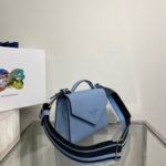 Prada Monochrome Saffiano Bag Blue 1BD317_2ERX_F02TG_V_3O3 - Image 2