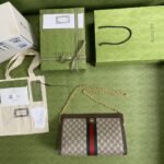 Gucci Ophidia GG Medium Shoulder Bag Beige/Ebony 503876 K05NG 8745 - Image 8