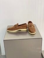 Loro Piana Summer Charms Walk Loafers Saddle Brown For Women - FAE5444 E424 - Image 2