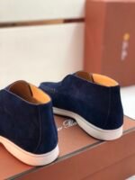 Loro Piana Open Walk Boots Argo Blue Melange For Women - FAE9959 W948 - Image 2