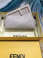 Fendi First Small Shoulder Bag 10in/ 26cm Pink Gold Hardware For Women - Image 2