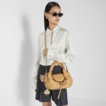 Fendi Spy Small Top Handle Bag 12.6in/ 32cm Beige Gold Hardware For Women 8BR838AYCTF1I73 - Image 2