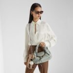 Fendi Spy Small Top Handle Bag 12.6in/ 32cm Matcha Green Gold Hardware For Women 8BR838AYCTF1SK5 - Image 2