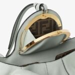 Fendi Spy Small Top Handle Bag 12.6in/ 32cm Matcha Green Gold Hardware For Women 8BR838AYCTF1SK5 - Image 8