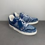 Trainer Sneaker Blue Denim For Men - Image 9