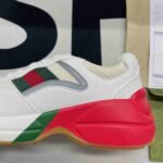 Gucci GG Rhyton Sneaker White And Red For Men - Image 4