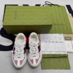 Gucci GG Rhyton Sneaker Pink And Red For Men - Image 6