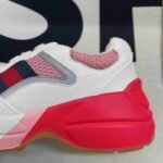Gucci GG Rhyton Sneaker Pink And Red For Men - Image 8