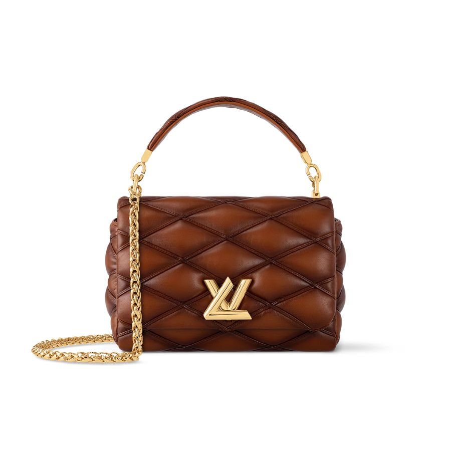 xr:d:DAF2RI5KnNM:157,j:1130815866643333786,t:23121510 Louis Vuitton GO-14 MM Tan Bag For Women M23601- 9.1 Inches/ 23 Cm - Image 1