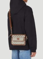 Gucci Messenger Bag With Interlocking G Beige/Ebony GG Supreme Canvas - Image 2