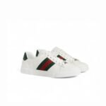 Gucci Ace Sneaker With Web White For Men 757892 AACAG 9055