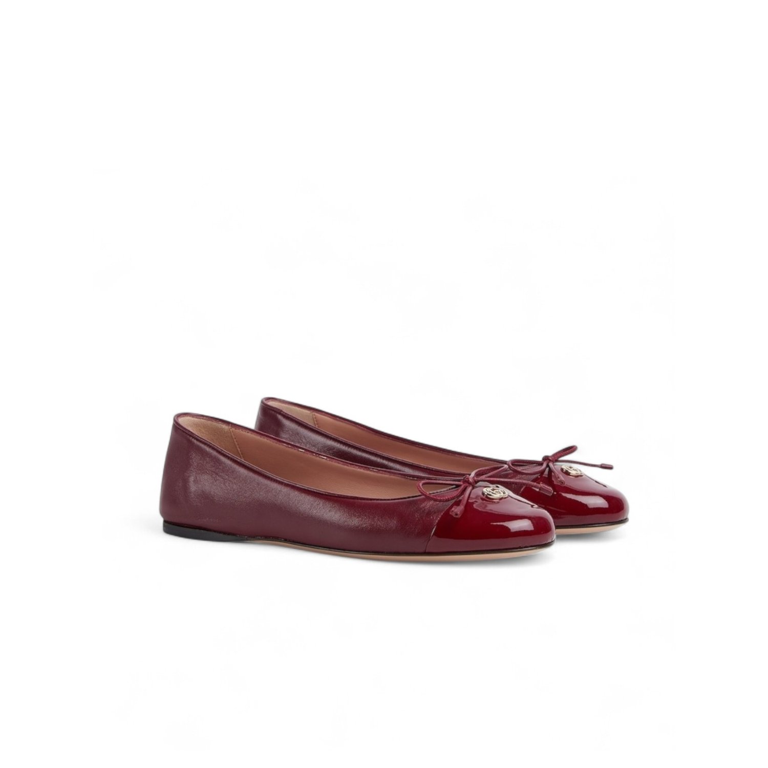 gucci-ballet-flat-with-double-g-1.jpg Gucci Ballet Flat With Double G Red For Women 835805 BNC80 6207 - Image 1