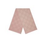 Gucci Check GG Scarf Ivory And Pink 70.8in/180cm ‎774419 3GAMQ 9272