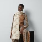 Gucci GG Jacquard Scarf Ivory And Beige 70.8in/180cm ‎774419 3GAMQ 9778 - Image 2
