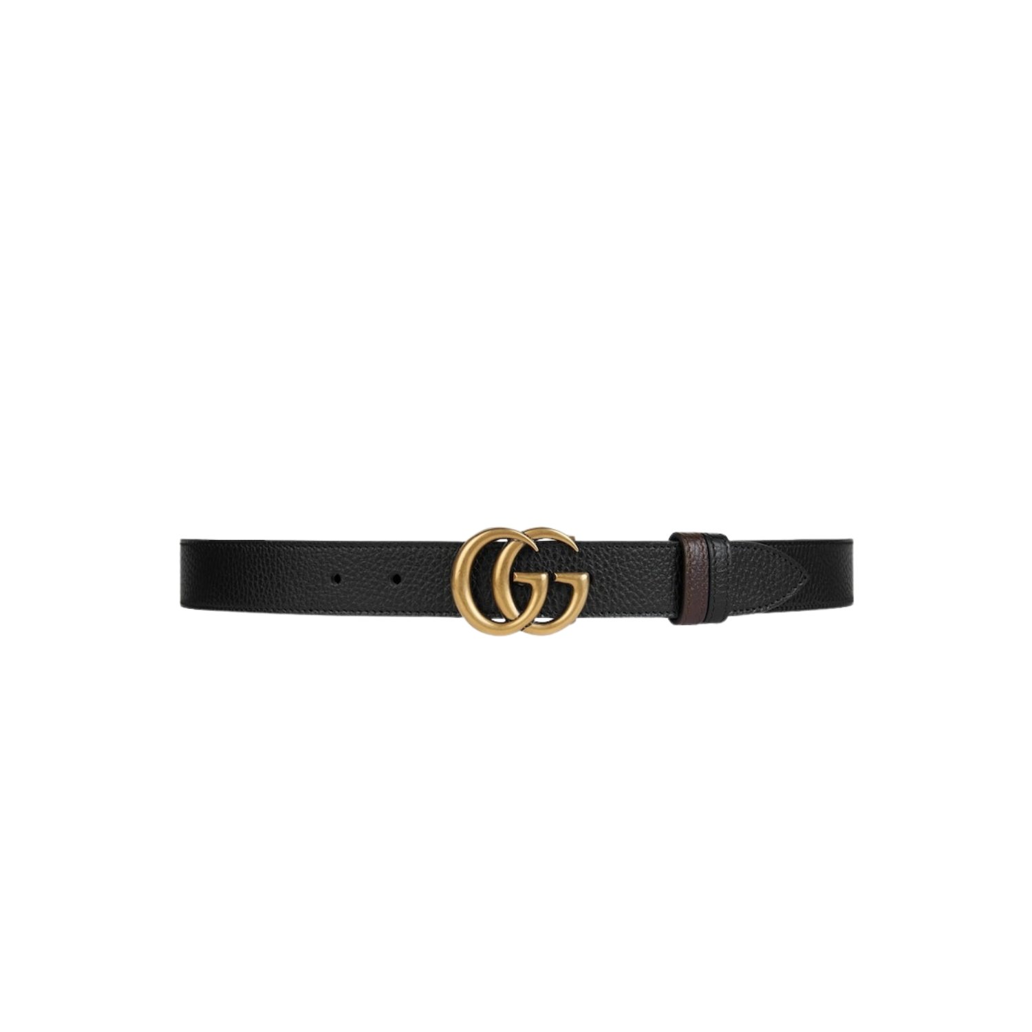 gucci-gg-marmont-reversible-thin-belt.jpg Gucci GG Marmont Reversible Thin Belt 30mm Black For Men 643847 CAO2T 1062 - Image 1