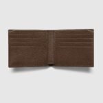 Gucci Grey Interior Bi-Fold Wallet Beige And Ebony For Men 4.3in/11cm 768243 FACQC 9773 - Image 2