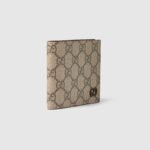 Gucci Grey Interior Bi-Fold Wallet Beige And Ebony For Men 4.3in/11cm 768243 FACQC 9773 - Image 3