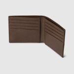 Gucci Grey Interior Bi-Fold Wallet Beige And Ebony For Men 4.3in/11cm 768243 FACQC 9773 - Image 4