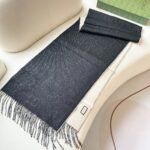 Gucci Interlocking Scarf Two Toned 195cm/77in For Women - Image 4