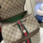 Gucci Ophidia Medium Backpack Beige And Dark Brown Monogram Bag For Women 30cm/12in - 836855 FAE0J 9867 - Image 11