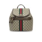 Gucci Ophidia Medium Backpack Beige And Dark Brown Monogram Bag For Women 30cm/12in - 836855 FAE0J 9867