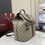 Gucci Ophidia Medium Backpack Beige And Dark Brown Monogram Bag For Women 30cm/12in - 836855 FAE0J 9867 - Image 3