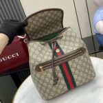 Gucci Ophidia Medium Backpack Beige And Dark Brown Monogram Bag For Women 30cm/12in - 836855 FAE0J 9867 - Image 8