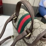 Gucci Ophidia Mini Backpack Beige And Dark Brown Monogram Bag For Women 20cm/7.9in - Image 5