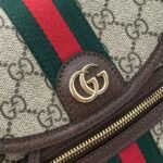 Gucci Ophidia Mini Backpack Beige And Dark Brown Monogram Bag For Women 20cm/7.9in - Image 6