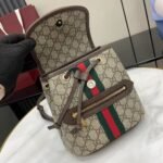 Gucci Ophidia Mini Backpack Beige And Dark Brown Monogram Bag For Women 20cm/7.9in - Image 8