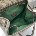 Gucci Ophidia Mini Backpack Beige And Dark Brown Monogram Bag For Women 20cm/7.9in - Image 9