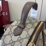 Gucci Ophidia Small Backpack Beige And Dark Brown Monogram Bag For Women 30cm/12in - Image 12