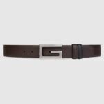 Gucci Reversible Belt 36mm With Square G Buckle Black 626974 AP0BN 1062 - Image 3