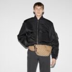 Gucci Small GG Belt Bag Beige And Dark Brown For Men 12.6in/32cm 804262 FADUK 9853 - Image 2