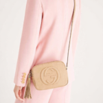 Gucci Soho Disco Small Crossbody Bag 8in/ 21cm Beige Gold Hardware For Women GG 308364 - Image 2