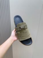 Hermes Jaures Sandals Etoupe For Men H242944ZHX3400 - Image 3