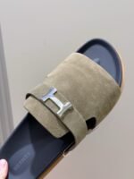 Hermes Jaures Sandals Etoupe For Men H242944ZHX3400 - Image 6